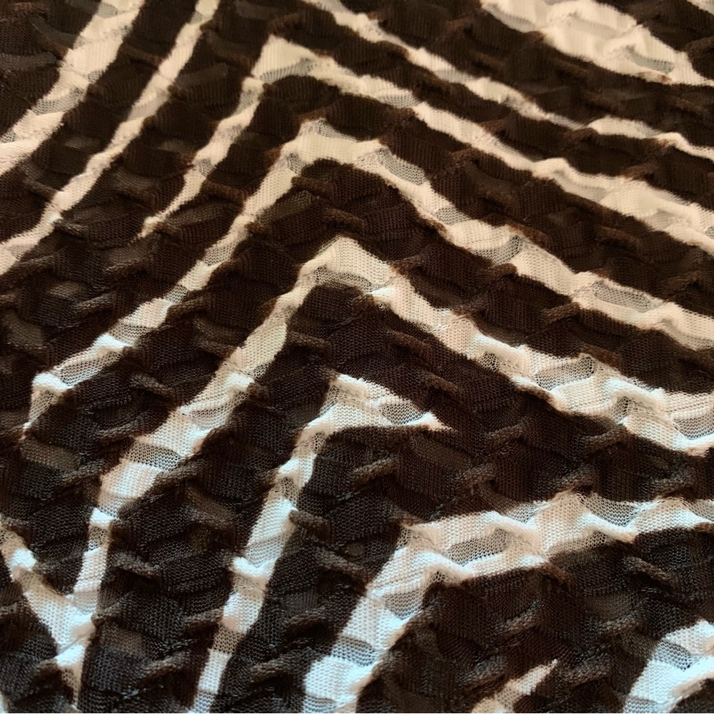 Chico’s Hoodie Brown & White Animal Print with Pockets Size 16 - Picture 11 of 16